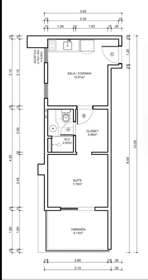 Apartamento, 1 quarto - Foto 8